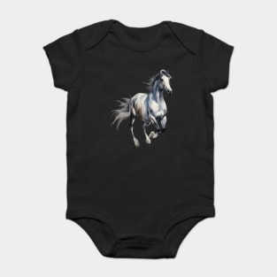 Horse Painting Baby Bodysuit